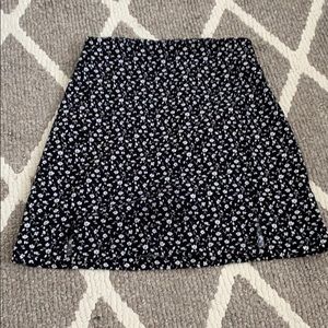 Brandy Melville Floral Cara Skirt